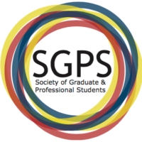 SGPS LOgo Society of Graduate and Professional Students tricolour logo